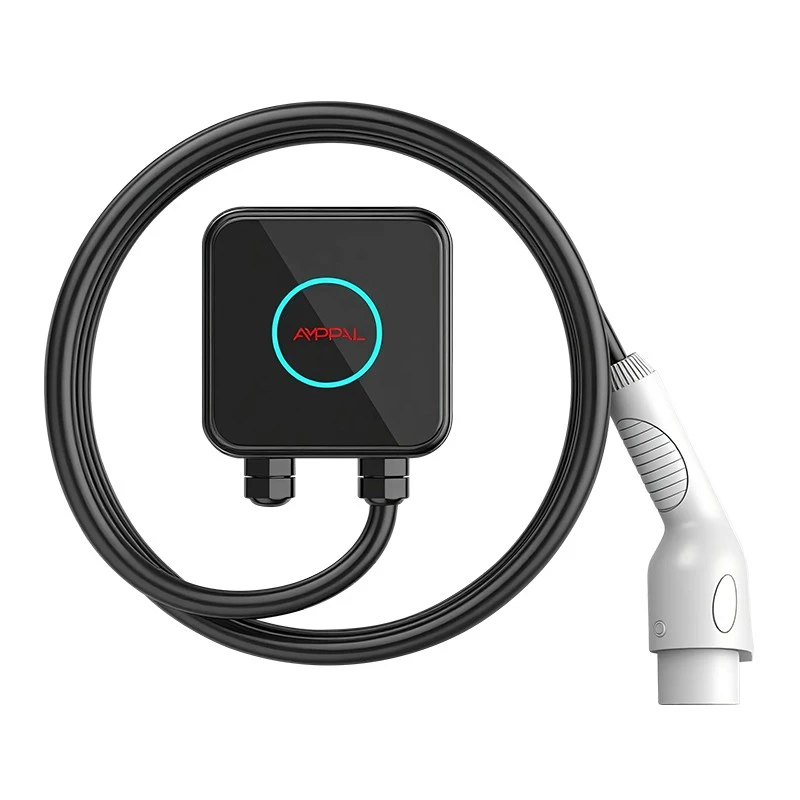 7 kW kompaktiškas Wallbox AC EV įkroviklis gyvenamiesiems garažams